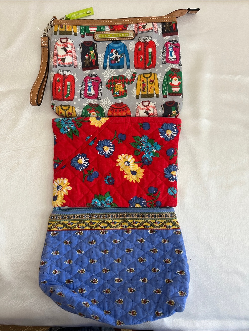 Three Mini Bags - Cosmetic Bags